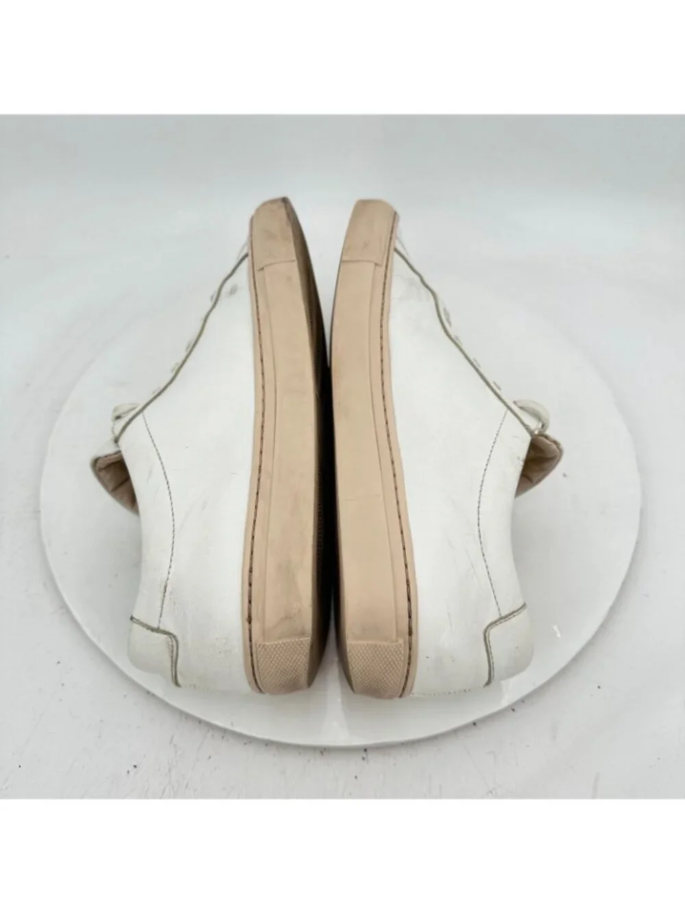 Woman By Common Projects Achilles Women Size EU 37 US 5.5 White Leather Shoes